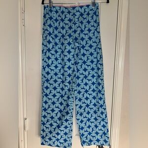 Victoria’s Secret Blue Dog Print Pajama Pants